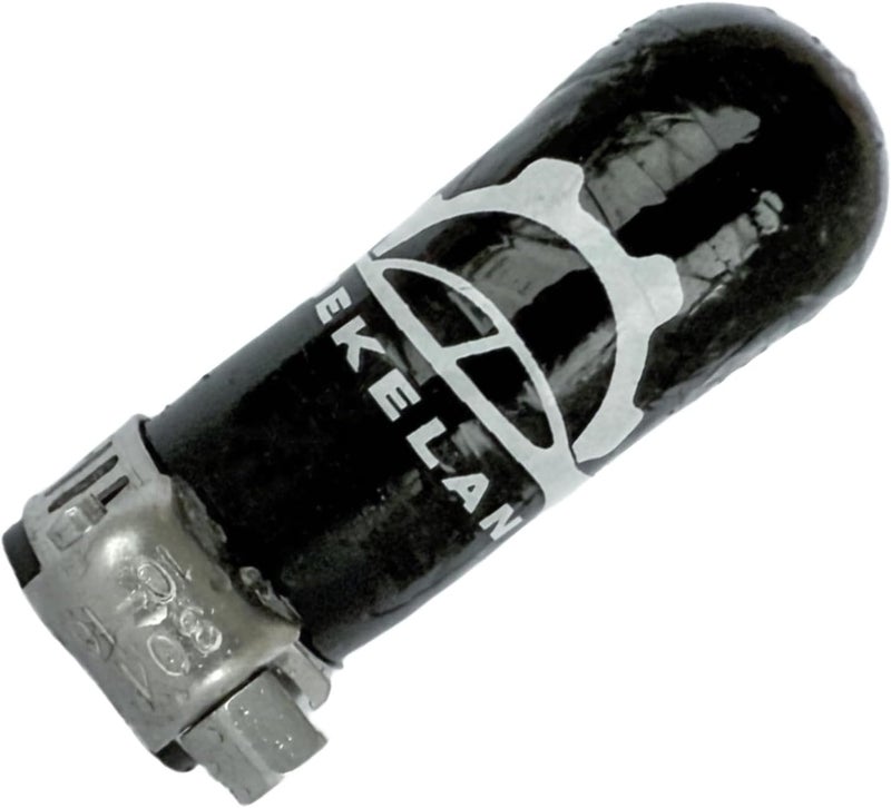 bekelan 1/4 Inch (6.5mm) ID Black High Temperature 4-ply Reinforced Silicone Hose Cap With Clamp,For Turbo Bypass Valve/Vacuum/Throttle Body Water Port/Heater Core/Fix Leak - Image 4